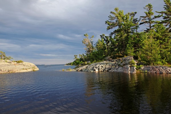 Between Rocky Outcrops To Georgian Bay by Deb Oppermann